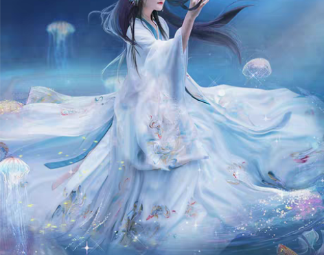 转卖【狂欢价】【鲛人】如梦霓裳原创汉服女装...