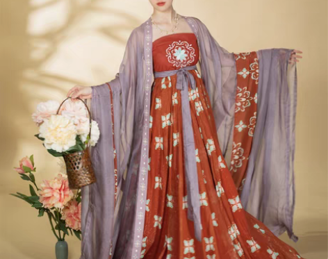 转卖【琵琶女】茗月萱唐制汉服女原创唐风刺绣...