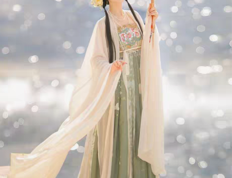 出茗月萱的［春有约］ 仅试穿 送配套的绿色...