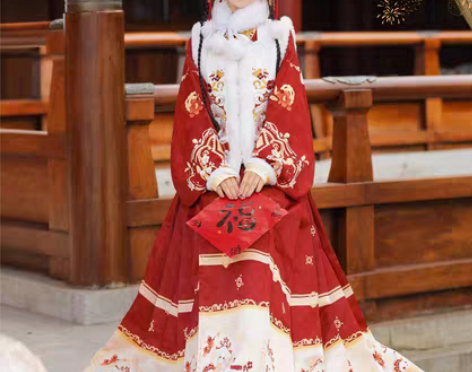 转卖【年货价】裳云兮原创《福兔》明制汉服女...