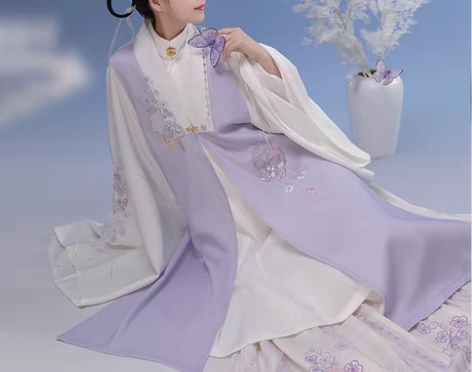 转卖九曲阑珊原创汉服女 静姝 明制长比甲立...