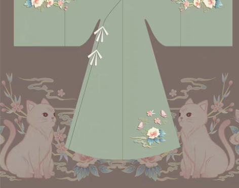 转卖【双11狂欢价】艺缕原创汉服女绣花传统...