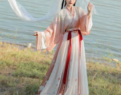 转卖汉服女正品原创春季中国风晋制交领齐腰襦...