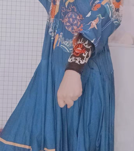 包邮五五年原创汉服女贴里曳撒【精灵】明制【...