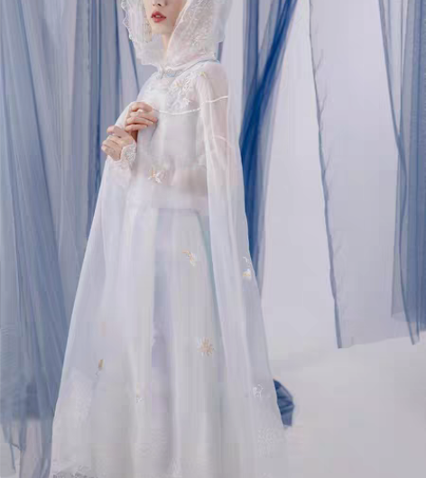 转卖七月夕 天空幻梦 齐腰衫裙绣花正品原创...