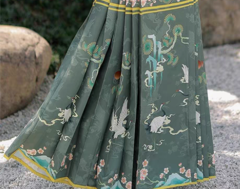 包邮珍缕原创汉服店 鹤别空山 全新未穿 L...