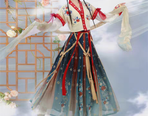 转卖汉旭原创汉服女【不夜天歌】唐褙子圆领衫...