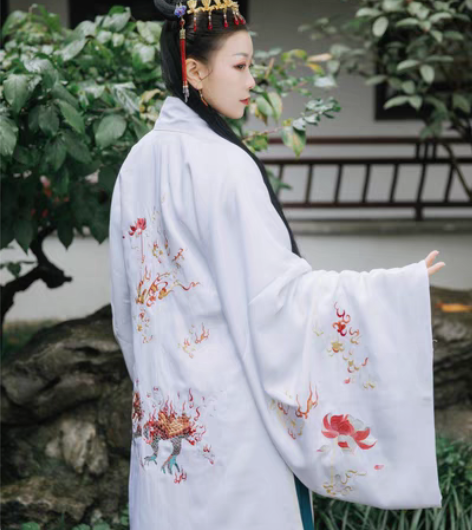 包邮知希堂【魅灵姬】汉服传统明制披风大袖衫...
