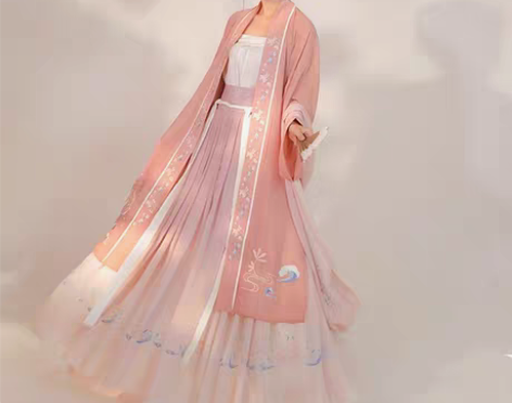 包邮劲合【听夏】汉服女正品原创三件套6米摆...