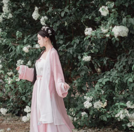 包邮劲合【听夏】汉服女正品原创三件套3米摆...