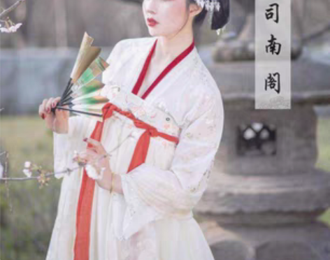 转卖司南阁银容齐胸襦裙汉服 上衣下裙 未...