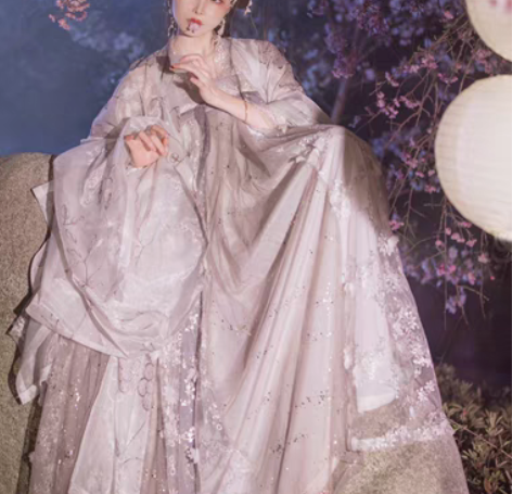 包邮汉服出租【司南阁夜樱】齐胸襦裙 #包邮...