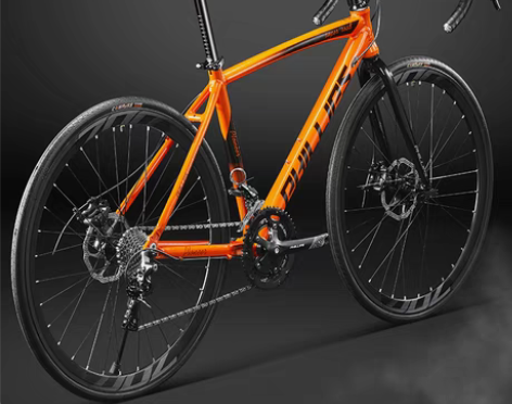 转卖菲利普铝合金公路车自行车弯把手变油碟刹...