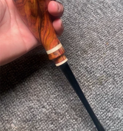 包邮海南黄花梨,老板烟斗,白色镶嵌的猛犸,...