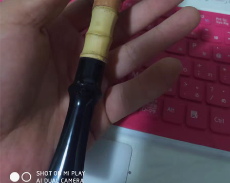 手工烟斗，石楠木，斗嘴配罗汉竹节，售出不退...