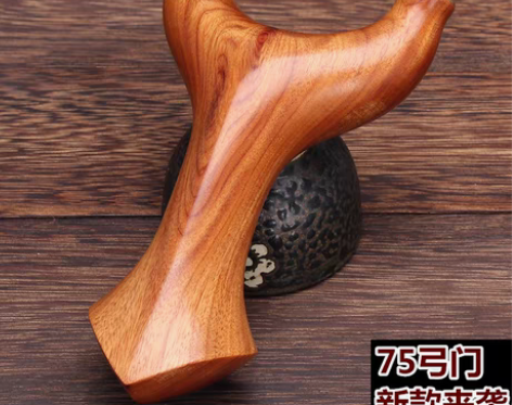 转卖沙漠铁实木弹弓木头金星紫檀反曲飞虎叉扁...