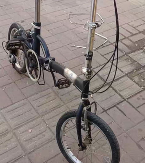 大众汽车配赠的折叠变速自行车。质量杠杠的，...