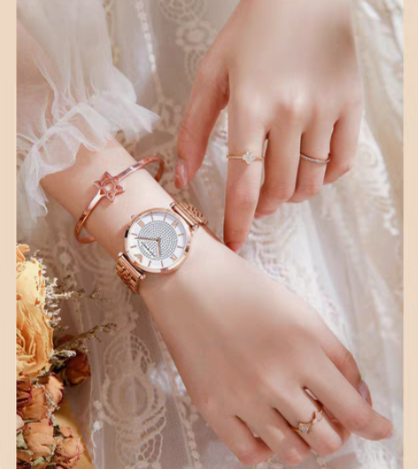 包邮阿玛妮满天星手表女士璀璨星空十大品牌简...