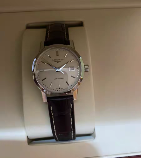 包邮浪琴(Longines)瑞士手表 18...