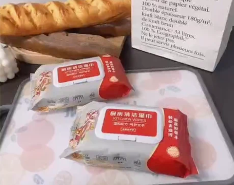 包邮非常方便带有洁净能力的厨房专用湿巾 不...