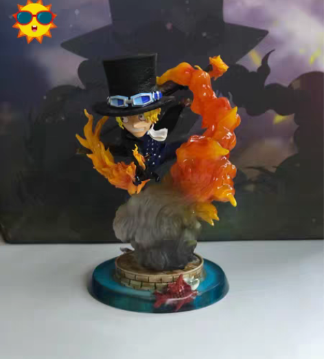 包邮海贼王five萨博 双盒都在，武器损了...