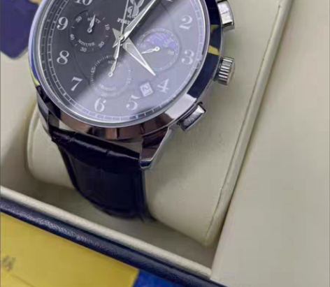 花花公子手表男士真皮带高档时尚休闲商务款男...