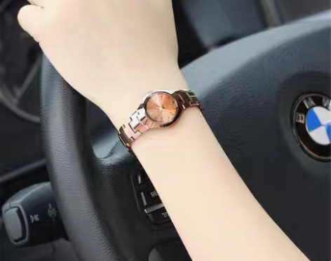 转卖正品瑞之缘女表钨钢带手表 防水商务女士...