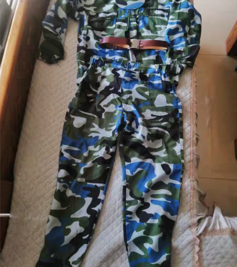 包邮军训迷彩服175码，孩子军训穿过。偏远...