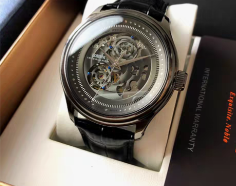 转卖罗宾尼男士手表男机械表镂空全自动商务真...