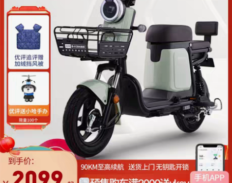 转卖【来电价】哈啰电动车棒途新国标锂电池智...