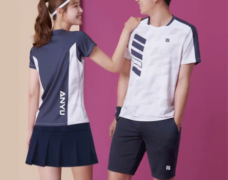 转卖春夏新品羽毛球服男女短袖短裙速干衣气排...