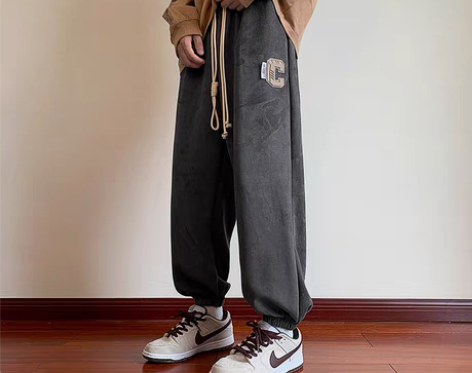 转卖vintage棒球服裤子男秋季潮牌美式...