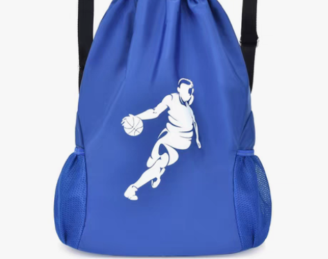 转卖球袋学生双肩训练包大容量抽绳双肩包旅行...