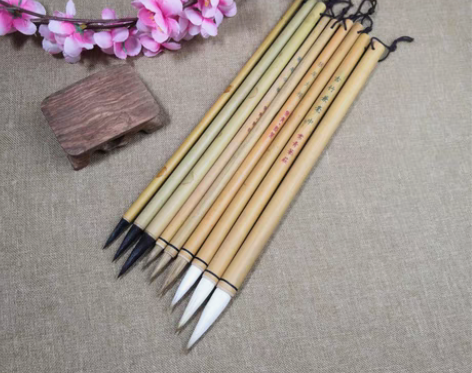 包邮狼毫兼毫毛笔套装成人初学书法国画小楷创...