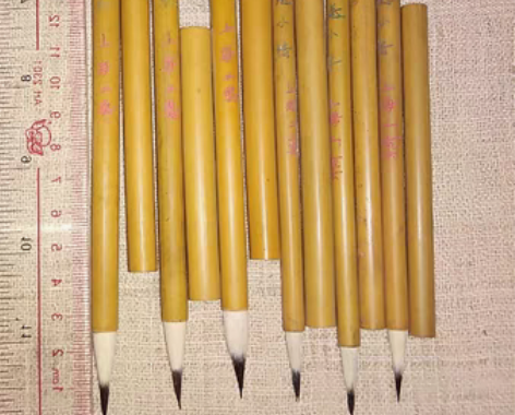 老毛笔：上海工艺~双料、精品写卷竹帽货#我...