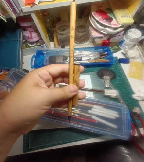 包邮问心堂蓝鹊带盖，全新80包邮，竹杆品相...