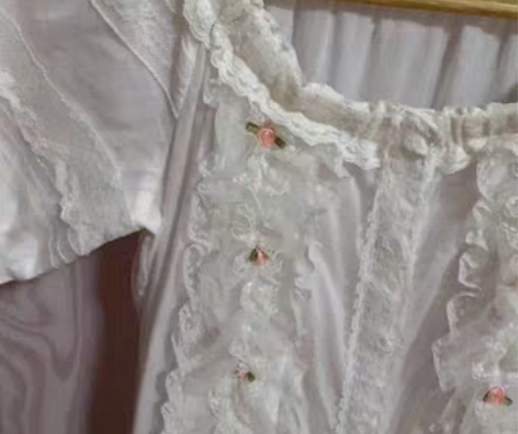 淑女屋新款天鹅湖网纱公主系列花边唯美高雅复...