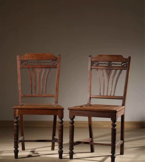 包邮海外回流，老花梨木对椅单个尺寸座面长4...