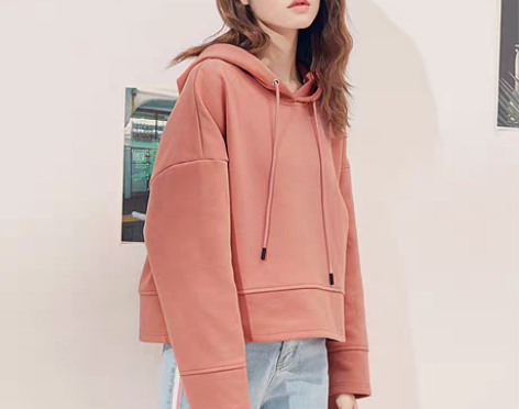 转卖卫衣！诗曼朵春季新品韩版休闲纯色宽松个...