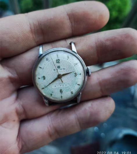 二战精工老手表 不走时了，把头能拉出来，品...