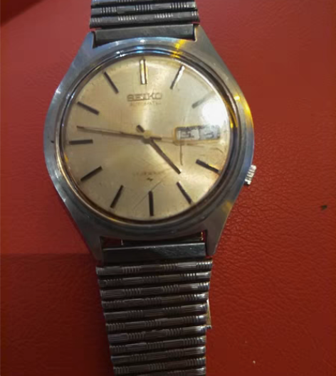 精工GS前身男款精工牌自动机械手表，700...