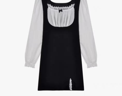 转卖假两件打底连衣裙女秋冬2020年新款包...