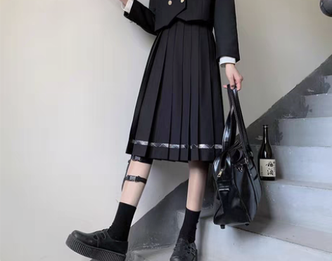 包邮【青山】现货原创正统JK制服裙护奶裙优...