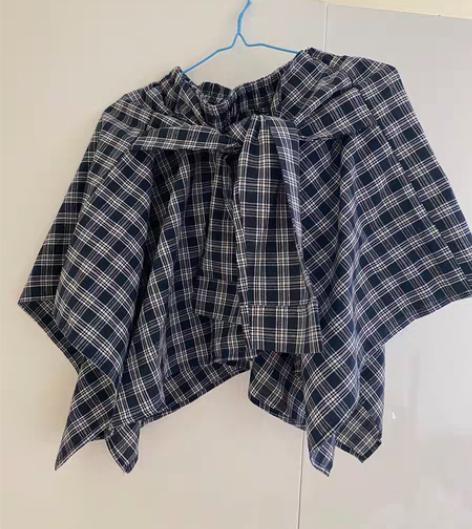 包邮系带学生裙 网上买的 无内衬需穿打底 ...