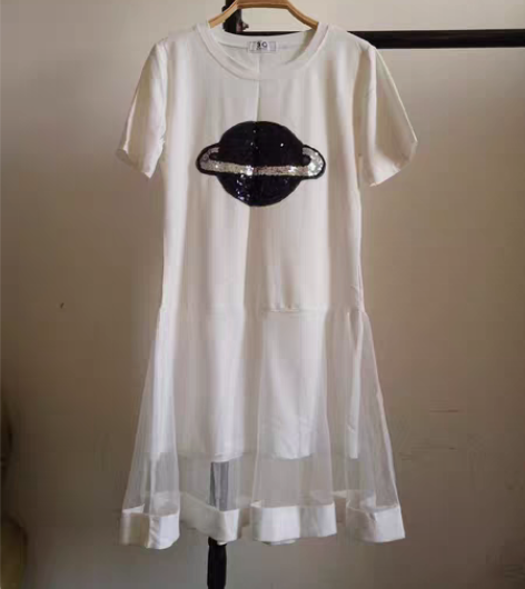 包邮清仓全新纯棉连衣裙打低裙白色女装上衣夏...