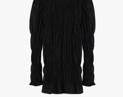 转卖泡泡袖连衣裙女春季桔梗初恋裙小个子包臀...