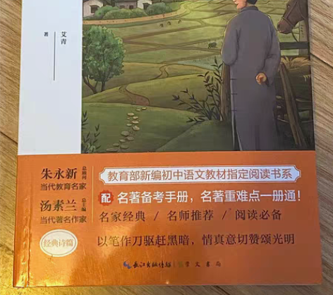 初中必读书目《艾青诗选》 95新无破损 原...