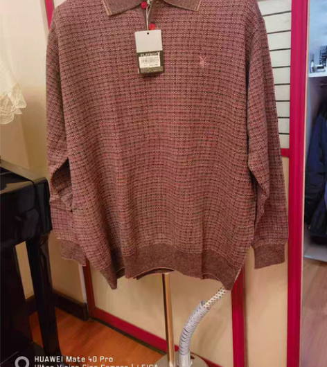 包邮全新花花公子针织衫 115码  售出不...