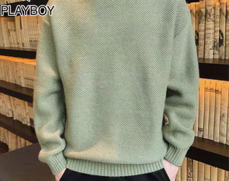 转卖花花公子秋冬季毛衣男士宽松厚款韩版潮流...