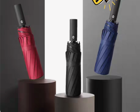 包邮折叠全自动雨伞十骨十二骨大号情侣双人伞...